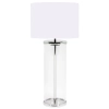 LAMPA CYLINDRYCZNA DUŻA Z BIAŁYM KLOSZEM