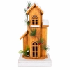 DREWNIANY DOMEK LED 91CM