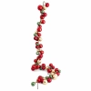 GIRLANDA DEKORACYJNA CZERWONA 180CM