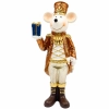 MYSZKA ŚWIĄTECZNA POLYRESIN 21CM