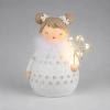 ANIOŁ POLYRESIN Z LED 18,5CM