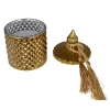 ŚWIECA W SZKLE AMBER 110G
