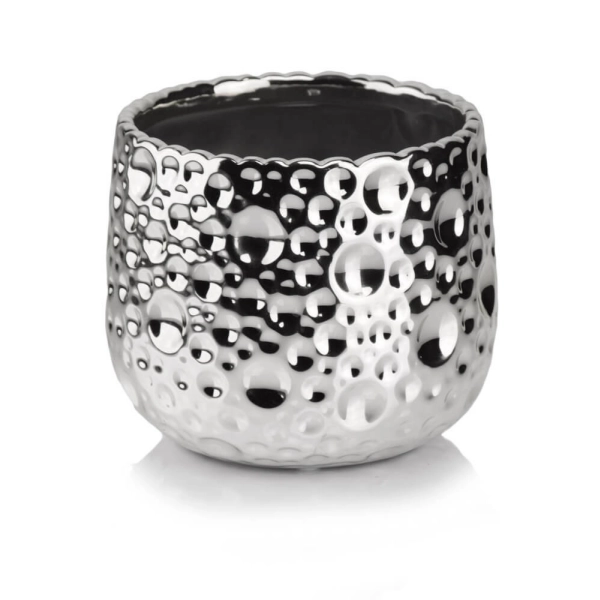 OSŁONKA CERAMICZNA SREBRNA 15CM
