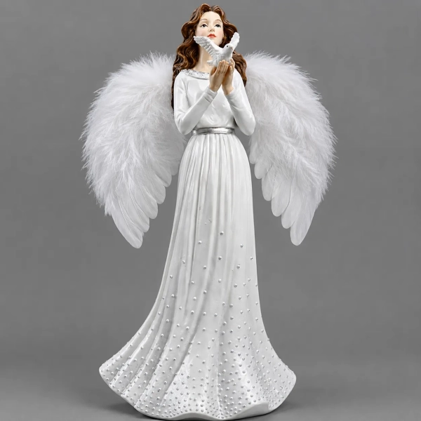 ANIOŁ POLYRESIN 37CM
