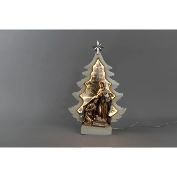SZOPKA POLYRESIN LED 38CM