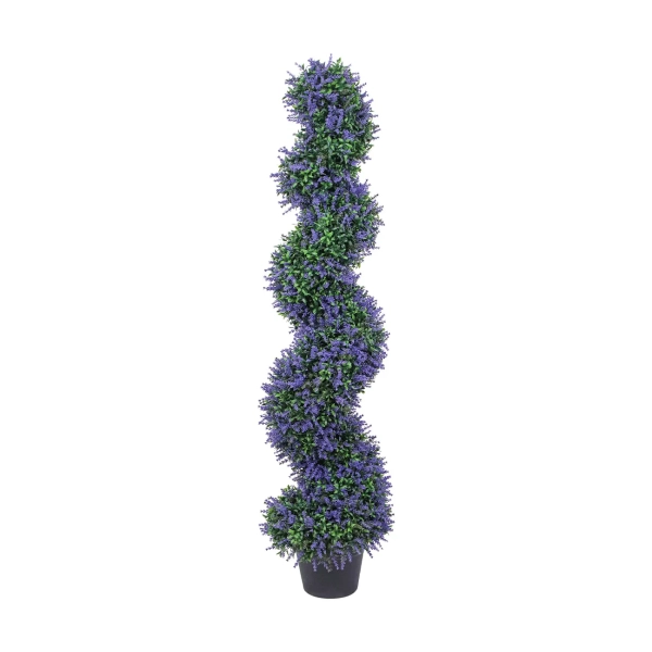 SPIRALNE DRZEWKO LAWENDOWE W DONICZCE 120CM