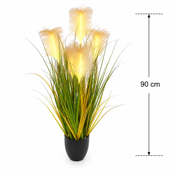 TRAWA DEKORACYJNA LED 90 CM