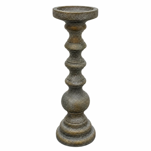ŚWIECZNIK DREWNIANY 36,5CM