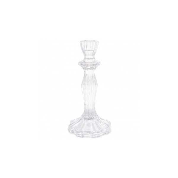 ŚWIECZNIK SZKLANY 20,5CM
