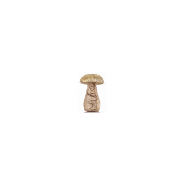GRZYB DREWNIANO- METALOWY 10,5 CM