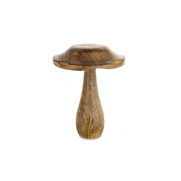 GRZYB DREWNIANO- METALOWY 20 CM