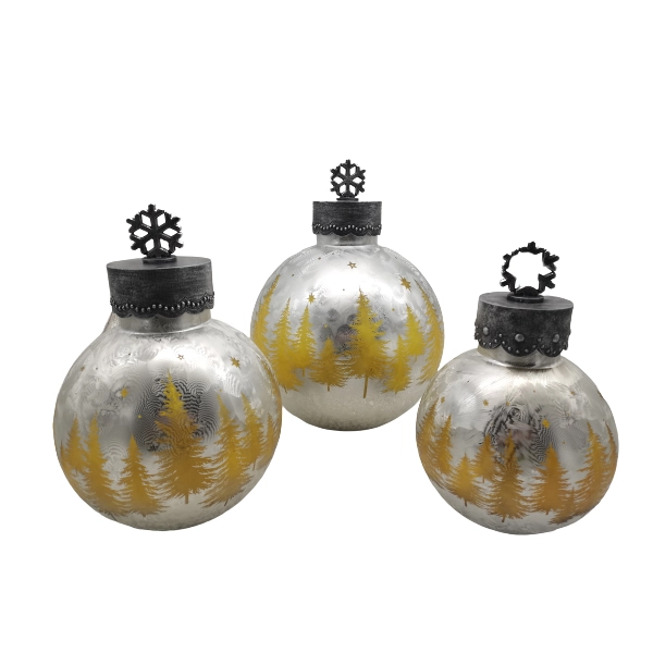 BOMBKA SZKLANA LED 26,5CM