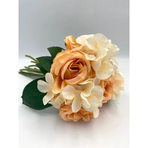 BUKIET RÓŻ ŁOSOSIOWY 25 CM