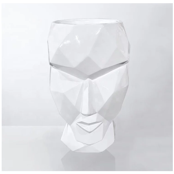DONICA FIBERGLASS- WHITE MAT CUBE 50CM