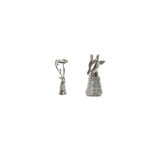 ŚWIECZNIK METALOWY 27CM
